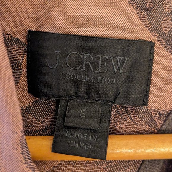 J.Crew Collection - Pink and Black Leaf Print Blazer - Picture 3 of 8